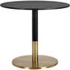 Massie Black Marble Bistro Table